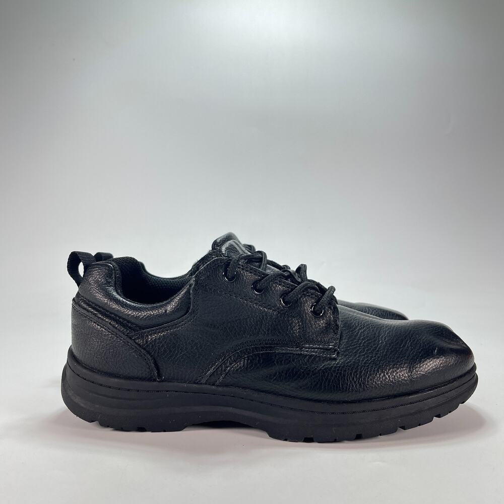 Perry Ellis Overtime Black Lace Up Oxford Work Service Shoes Men's Size 8.5M